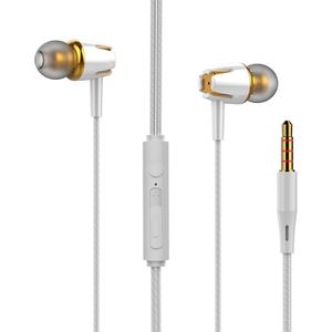 3.5Mm In Ear Met Microfoon Wired Oortelefoon Metalen Zware Bas Geluidskwaliteit Muziek Oortelefoon China 'S High-End Headset