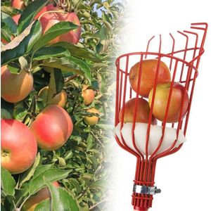 Metalen Fruit Picking Tool Kas Appels Perziken Oranje Catcher Picker Outdoor Aluminium Diepe Mand Tuingereedschap