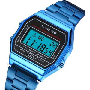 Panars Saatleri Mode Waterdichte Mannen Led Digitale Horloge Horloge Mannen Luxe Reloj Hombre Digitale Deportivo Agua