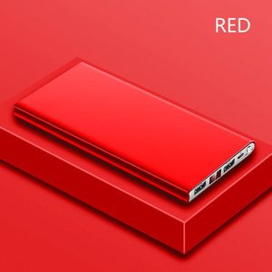 20000Mah Draagbare Ultra Dunne Power Bank Led Display Poverbank Dual Usb-poorten Externe Batterij Powerbank Voor Mobiele Telefoons Tablet