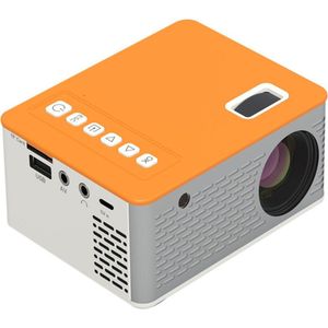 UC28D Mini Draagbare En Handig Thuis Mobiele Telefoon Projector Handleiding Oranje 1.8 Inch Lcd-scherm Led Projector