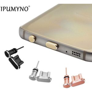 IPUMYNO 5 partijen Micro Usb-poort Opladen En Oortelefoon Jack Mobiele Telefoon Plug Stof Set Voor Samsung Galaxy S6 S7 edge Anti Stof Plug