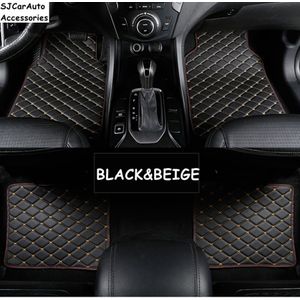 Sj Universele Auto Vloermatten Leer Voor Jaguar F-Tempo Xj Xf Xe Xk I-PACE Xfl Xel E-PACE Alle jaar