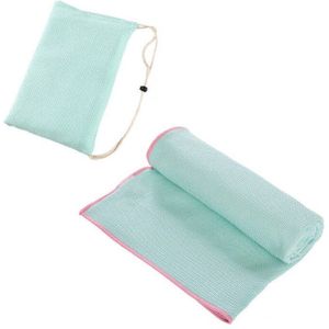 Ultralight Compact Yoga Mat Handdoek Cover Microfiber Vouwen Antislip Yoga Mat Deken Pilates Cover Handdoek Outdoor Reizen Kits