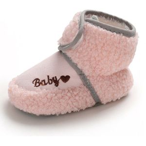 Winter Baby Laarzen Effen Kleur Dikke Warme Pluche Baby Jongen Meisje Laarzen Winter Baby Schoenen Voor Jongens Meisjes