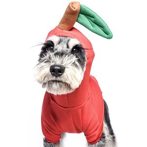 Pet Puppy Kleding Halloween Kerst Apple Pine Apple Stijl Warm Kostuum Partij Cosplay Kleding Voor Kleine Honden Warm Winter