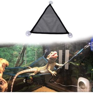 2 Stuks Opknoping Netto Hagedis Hangmat Ademend Mesh Reptiel Hangmat Driehoekige Opknoping Netto Voor Lizard Gecko