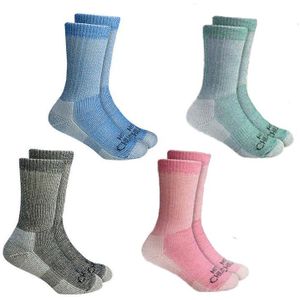 72% Merino Wol Kids Sokken Voor Vrouwen Crew Kussen Boot Sok Warm Thermische Merino Wollen Sokken Voor Wandelen Vochtregulerende