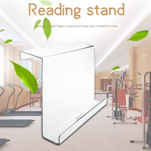 Thuis Lichtgewicht Loopband Boek Houder Fitness Apparatuur Reading Frame Voor Ipad Acryl Tijdschrift Display Stand Transparant
