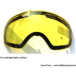 Double glare lenses Ski goggles Polarized ski glasses can be used in conjunction with other glasses