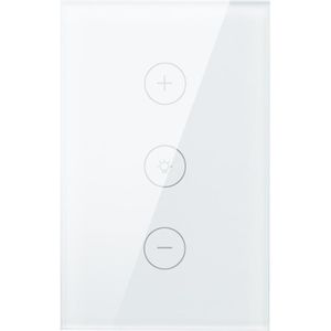 Tuya Smart Leven Wifi Led Light Switch Touch Sensor Helderheid Dimbare Lamp Schakelaar Neutrale Draad Vereist Wit/Zwart Voor eu/Us