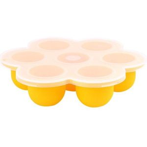 7 rooster Met-On Deksel Baby Voedingssupplement Voedsel Vrieskist Silicone Tray Perfecte Opslag Container Kids Voedsel Plaat