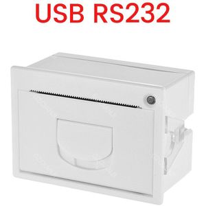 QR204 Mini Ingebed Printer Thermische Esc Pos Ontvangst Parallel Panel Printer Usb Ttl RS232 Kiosk Printer Barcode Arduino 2 Inch