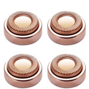 Vervanging Heads Voor Haar Remover Pijnloos Bladen Schoonmaken Tellen Voor Vrouwen Elektrische Gezicht Bikini Haar Scheerapparaat Eplicator 1/2 /4 Pcs