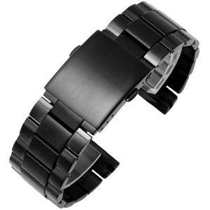 Gewelfd End Rvs Horlogeband 26 Mm Solid Metal Horloge Band Voor Diesel DZ4318 DZ4323 DZ4283 DZ4309 Horloge Band