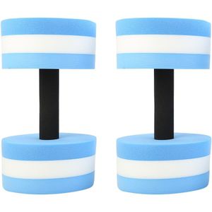 2Pcs Eva Foam Aqua Dumbbells Aquatic Fitness Halters Voor Water Aerobics