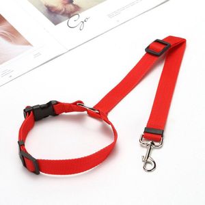 Universele Praktische Hond Kat Pet Veiligheid Verstelbare Autogordel Harness Leash Reizen Clip Strap Lood Huisdier Autogordel