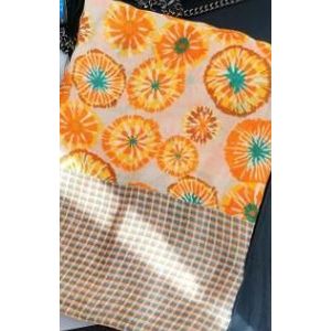 Mode Katoen Lemon Print Sjaals Lange Lady Trendy Fruit Tassel Sjaal Wrap Hijab Uitlaat 4 Kleur