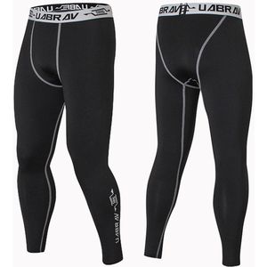 Mannen Sneldrogende Stretch Sport Training Strakke Broek Gym Professionele Compressie Fitness Joggingbroek Mannen Bodybuilding Leggings