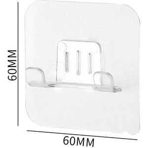 Transparant Pvc Materiaal Waterdicht Scheermes Houder Muur Punch Gratis Man Scheerapparaat Opslag Haak Keuken Badkamer Organizer Accessoires