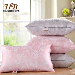 4 Kleur Hoge Elastische Katoen Vullen Pillow Soft Warm Bed Kussen Innerlijke Slaap Kussen Memory Foam Hotel Comfortabele Kussen Nek gezondheid