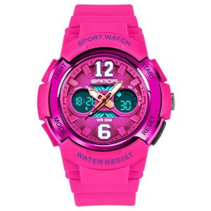 Sanda Quartz Sport Kinderen Horloges Led Digitale Horloge Jongen En Meisje Student Multifunctionele Waterdichte Elektronische Horloge