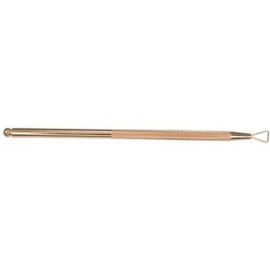 Rvs Driehoekig Nail Pusher Dunschiller Schraper Gel Polish Remover Tool