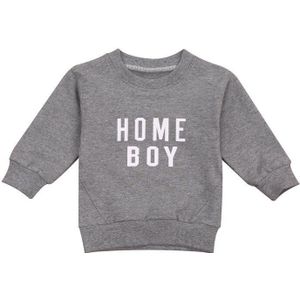 Peuter Jongens Meisje Kids Trui Brief Afdrukken Sweatshirts Tops Baby Jongens Lente Herfst Pasgeboren Baby Casual Sweatshirt Outfits