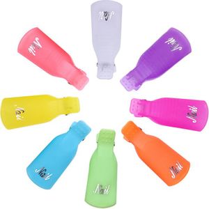 5Pcs Nagellak Remover Nail Art Plastic Gel Losweken Cap Clip Uv Gel Polish Wrap Tool Voor Verwijdering van Vernis Cleaner