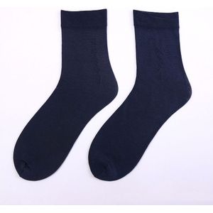 5 Pairs Business Heren Zomer Sokken Dunne Zijden Hoge Elastische Nylon Ademend Casual Korte Crew Sokken Mannelijke Koele Zwart Wit sokken