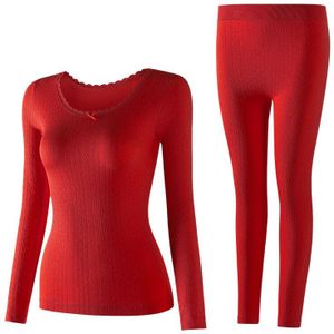 Vrouwelijke Pyjama Set Naadloze Lichaam Thermisch Ondergoed Vrouwen Nachtkleding Pak Dieptepunt Slim Herfst Winter Thuis Kleding Lange Onderbroek