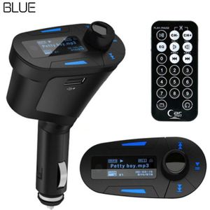 Auto Kit MP3 Speler Audio Draadloze Fm-zender Afstandsbediening USB Sd Aux In Dual Output Micro SD TF met quick Charge Accessoires