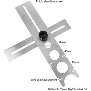 Multi-Functionele Tegel Locator Puncher Tapper Verstelbare Tegel Vaststelling Decoratie Accessoire Layout Tool Voor Bouw