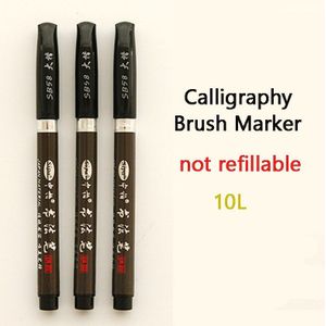 Sipa Water Zwart kalligrafische Marker flexibele soft pennen voor cd Borstel Pen ultra fijne kalligrafie tekening fineliner