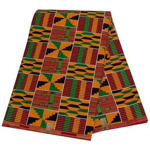 Zachte Klassieke Ankara Afrikaanse Prints Kente Stof Echte Wax Pagne 100% Katoen Top Afrika Naaien Materiaal Voor Jurk Afrika Patchwork