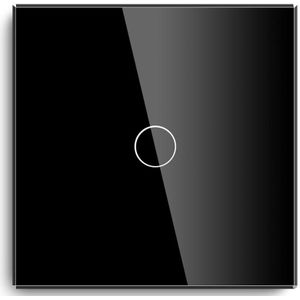 Bseed Eu Touch Dimmer 1 Gang 1Way 2Way 3 Kleuren Wit Zwart Gouden Kristallen Paneel Smart Touch Screen Dimmer