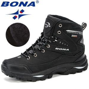 Bona Ontwerpers Action Leer Mannen Winter Snowboots Hoge Top Sneakers Super Warm Man Laarzen Outdoor schoeisel