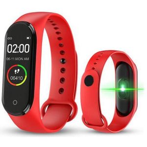 Sport Stappenteller Smart Polsband Horloge Bluetooth Hartslagmeter Fitness Smart Armband Walking Stap voor IOS Android