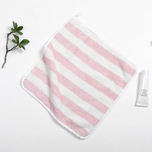 Baby Bad Handdoek Zachte Handdoek Streep Gezicht Handdoek Microfiber Stof Opknoping Baden Handdoek Voor Badkamer Keuken Snel Droog Handdoek