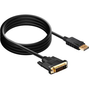 Display Port naar DVI Kabel Man op Man DisplayPort DP naar DVI Aansluiting Adapter 1080P 3D voor HDTV PC projector 6ft 1.8 m, 1 m, 3m