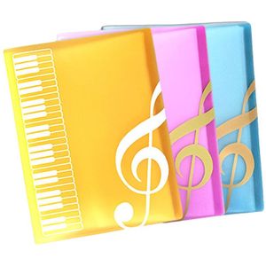 1Pcs A4 Muziek Onderwijs Levert 40 Layer Muziek Piano Score Bestandsmap School Muziek Leren Filing Producten