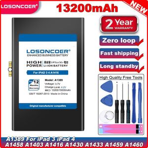 Losoncoer 13200Mah A1389 Batterij Voor Ipad 3 4 IPad3 Ipad 4 A1458 A1403 A1416 A1430 A1433 A1459 A1460 A1389 serie Laptop Batterij