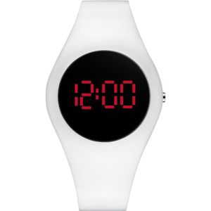 Mannen Mode Horloge Ultra-Dunne Ronde Sport Student Elektronische Horloge Mannen Waterdichte Digitale Horloge Vrouw Digitale Relogio Masculino