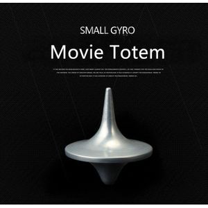 Metalen Gyro Grote Nauwkeurige Zilveren Tol Movie Totem Print Spinning Mini Fidget Spinner Fidget Spinner Bloem Box