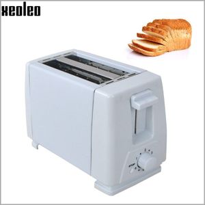 Xeoleo Ontbijt Machine Bakken Brood Machine 2 Plakjes Sandwich Maker Spit Driver Huishoudelijke Kleine Broodrooster Machine Wit 6 Snelheden