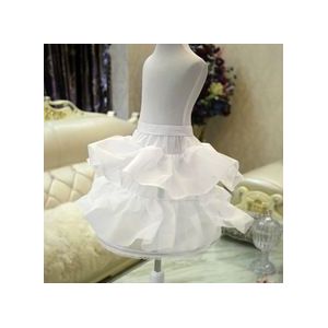 Kinderen Petticoats voor Bloem Meisje Jurk Bruiloft Bruid Accessoires Wit/Zwart 2 Hoops Kids Crinoline Onderrok