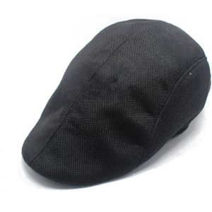 Mannen Vrouwen Katoen Linnen Baret Cap Unisex Eendenbek Klimop Platte Cap Cabbie Newsboy Hoed Toevallige Effen Kleur Mode Wit Zwart blauwe Hoed