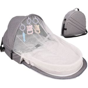 Kids Baby Bed Reizen Zon Bescherming Klamboe Draagbare Wieg Baby Opvouwbaar Baby Slapen Mand