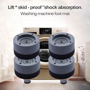 Grijs Universele Wasmachine Verhooging Voet Mat Set Wasmachine Voet Mat, Verhogen De Hoogte Om Ruis