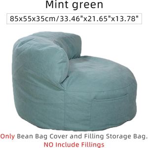 Comfortabele Bean Bag Lui Banken Cover Stoelen Zonder Filler Linnen Doek Bean-Bag Lounger Seat Poef Bladerdeeg Couch Tatami woonkamer